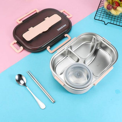 Vivolux | Edelstahl auslaufsichere Lunchbox Behälter
