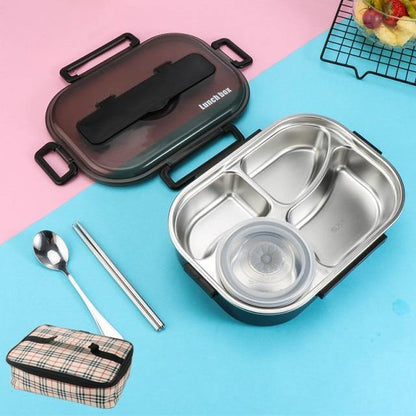 Vivolux | Edelstahl auslaufsichere Lunchbox Behälter