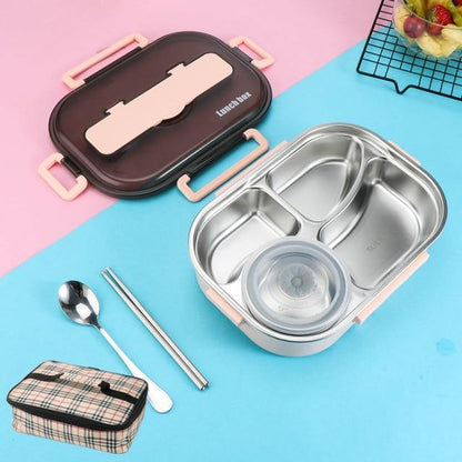 Vivolux | Edelstahl auslaufsichere Lunchbox Behälter