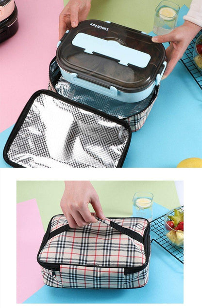 Vivolux | Edelstahl auslaufsichere Lunchbox Behälter