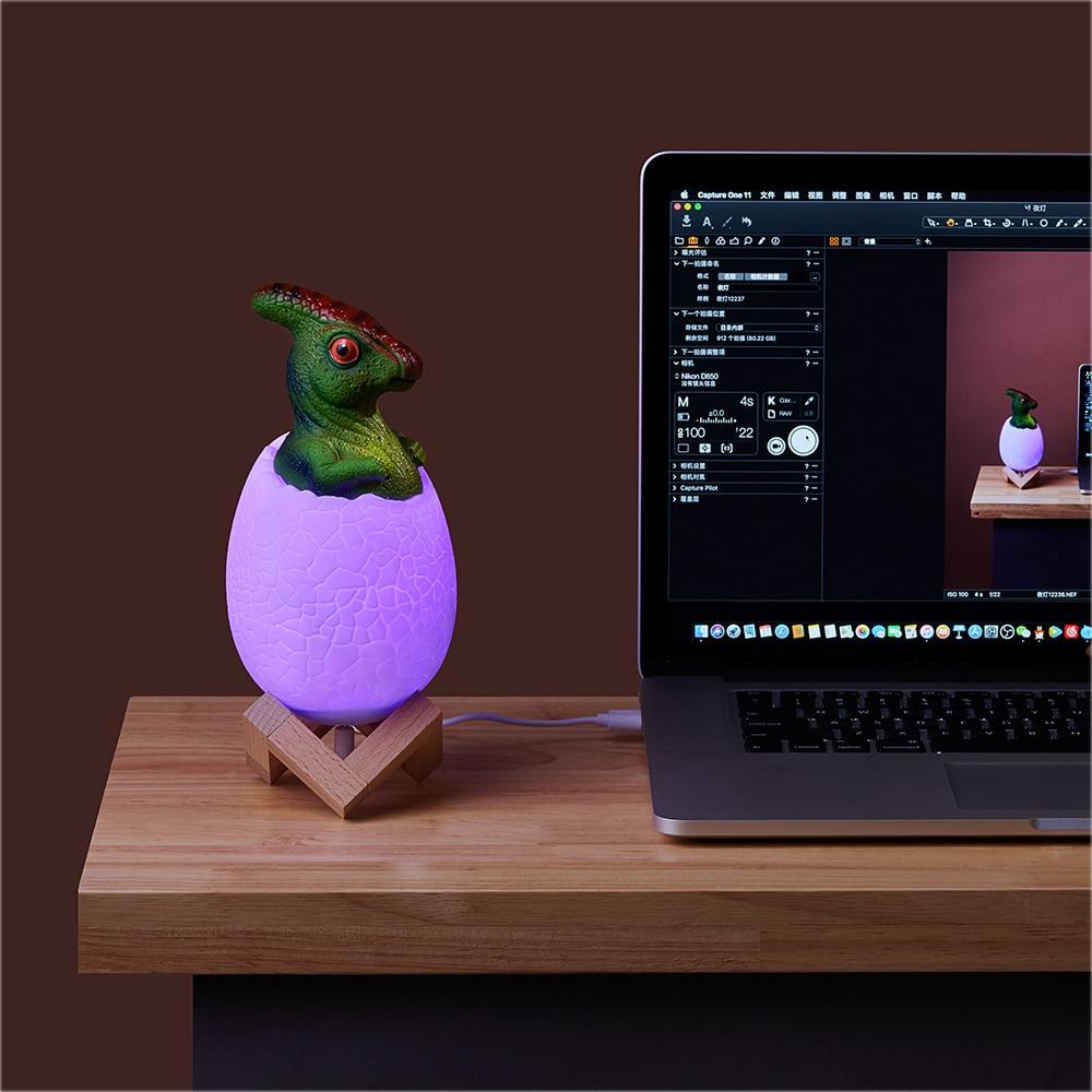 Vivolux | Dinosaurier-Ei LED Farbwechsel Lampe