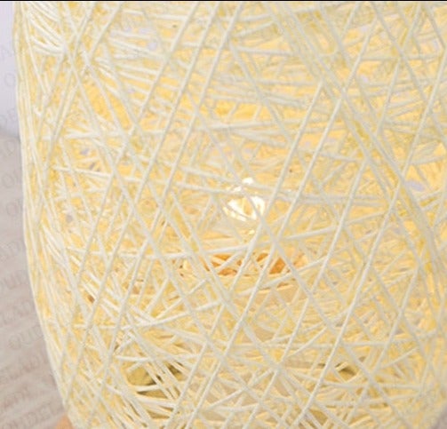 Vivolux | Tischlampe aus Rattan holz
