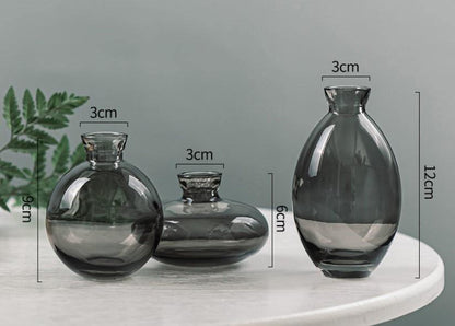 Vivolux | TrioVase Glasvasen Set | Stilvolles Design | Perfekte Dekoration | In verschiedenen Farben erhältlich