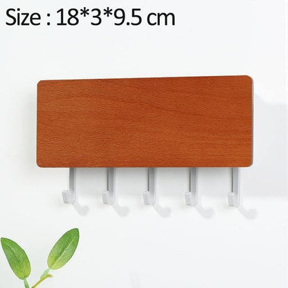 Vivolux | KeyOrganize Holz Schlüsselhalter Wandregal | Multifunktional & Stilvoll | Wand-Deko & Aufbewahrung