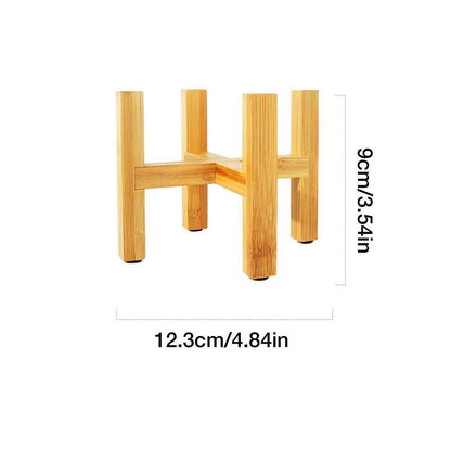 Vivolux | BambooElevate Pflanzständer aus Bambusholz | Verstellbar & Stabil | Perfekt für Innenräume