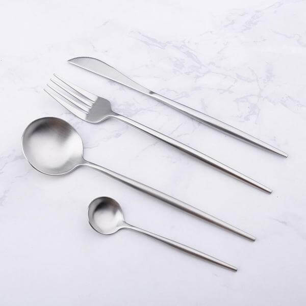 Vivolux | Modernes Silberbesteck Utensilienset