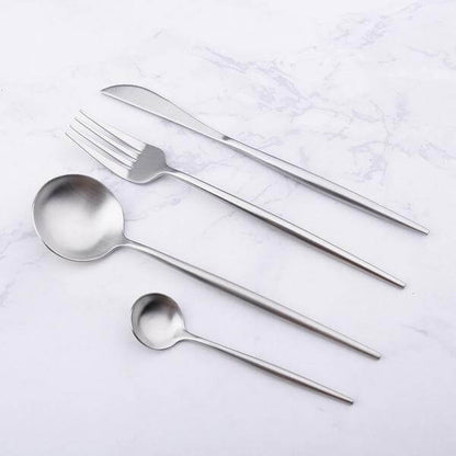 Vivolux | Modernes Silberbesteck Utensilienset