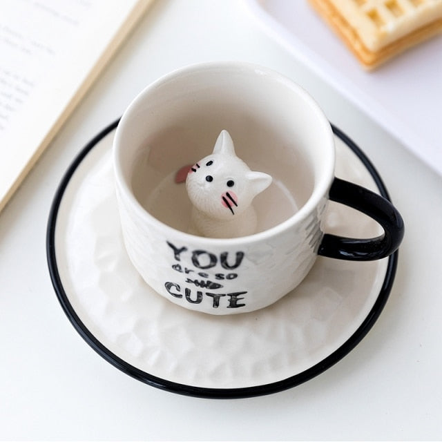 Vivolux | Versteckte Katze Keramiktasse