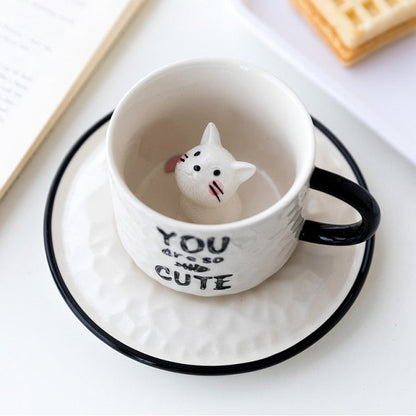 Vivolux | Versteckte Katze Keramiktasse