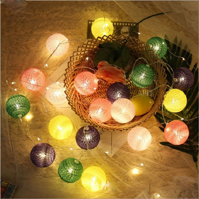 Vivolux | LED Baumwollball Lichterkette