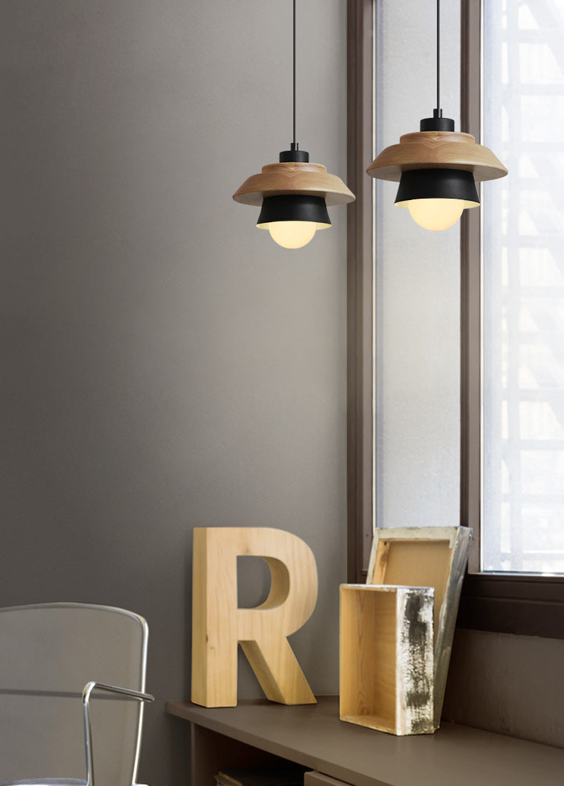 Vivolux | Moderne nordische Holz-Pendelleuchte