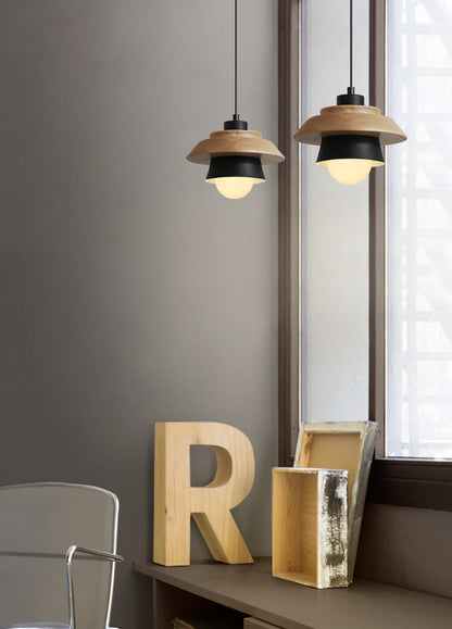 Vivolux | Moderne nordische Holz-Pendelleuchte