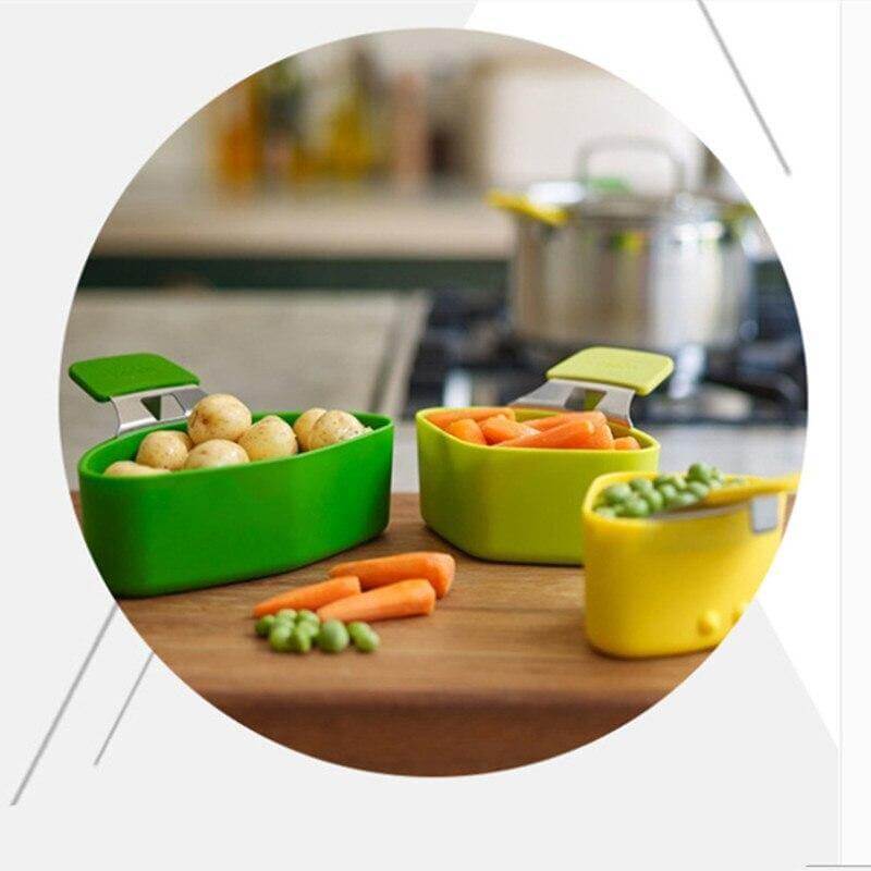 Vivolux | 3Pcs einfacher Geschirr Lebensmittel Dampfgarer