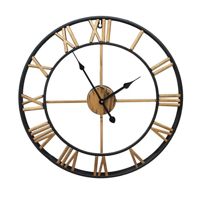Vivolux | 3D Große römische Ziffern Wanduhr Home
