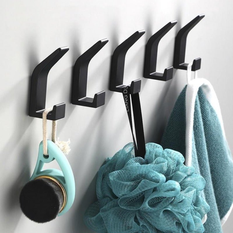 Vivolux | Aviro Aluminium Wandhaken Schwarz/Weiß - Moderne Dekorative Garderobenhaken