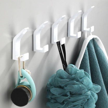 Vivolux | Aviro Aluminium Wandhaken Schwarz/Weiß - Moderne Dekorative Garderobenhaken