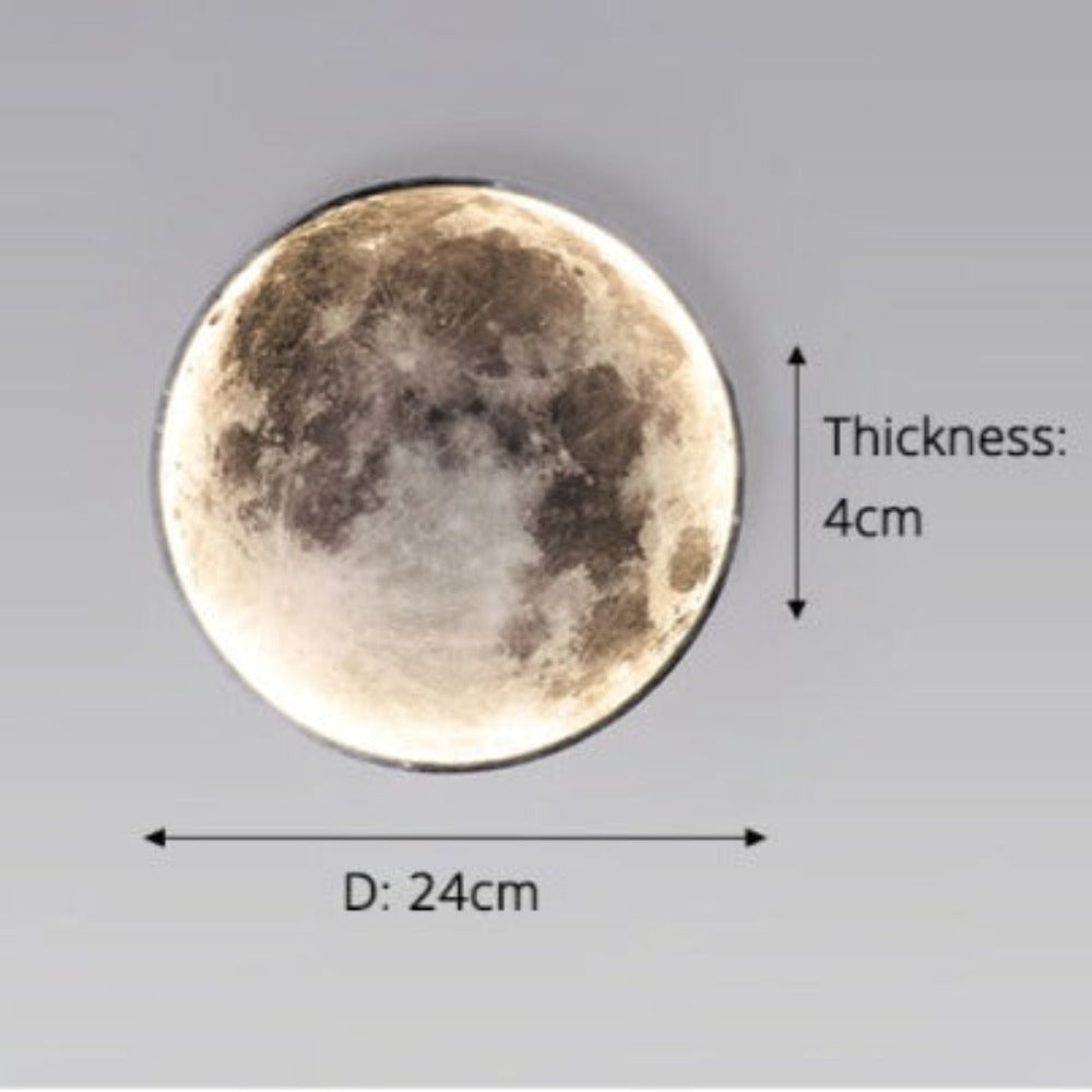 Vivolux | 3D LED Mond oder Erde Decken- oder Wandleuchte