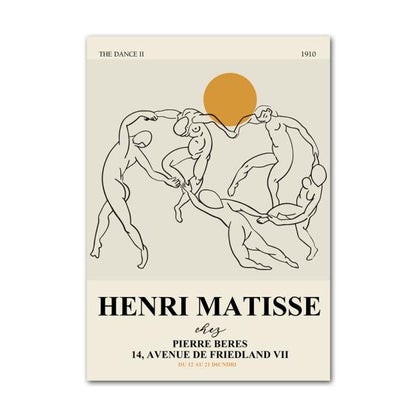 Vivolux | Henri Matisse Picasso Abstrakte Leinwand