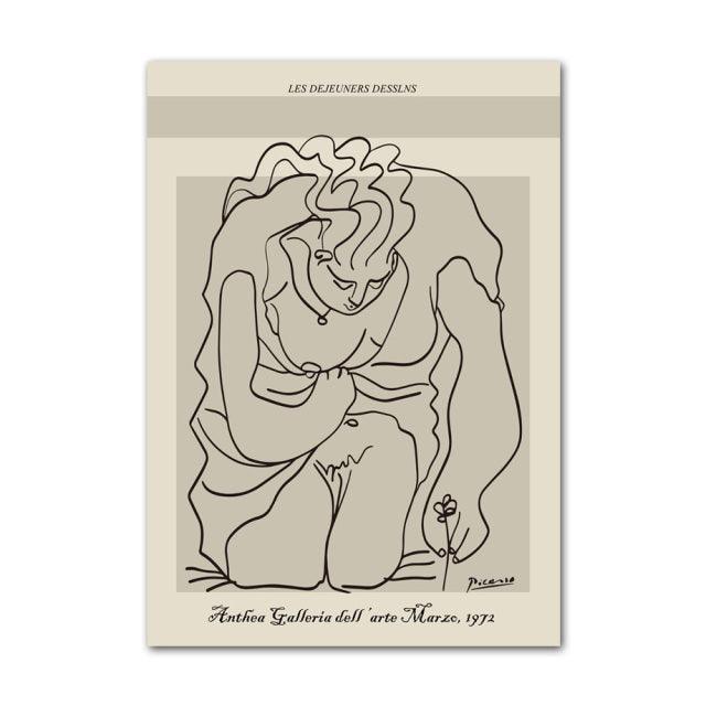 Vivolux | Henri Matisse Picasso Abstrakte Leinwand
