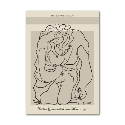 Vivolux | Henri Matisse Picasso Abstrakte Leinwand