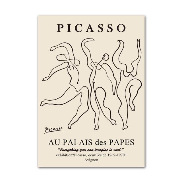 Vivolux | Henri Matisse Picasso Abstrakte Leinwand