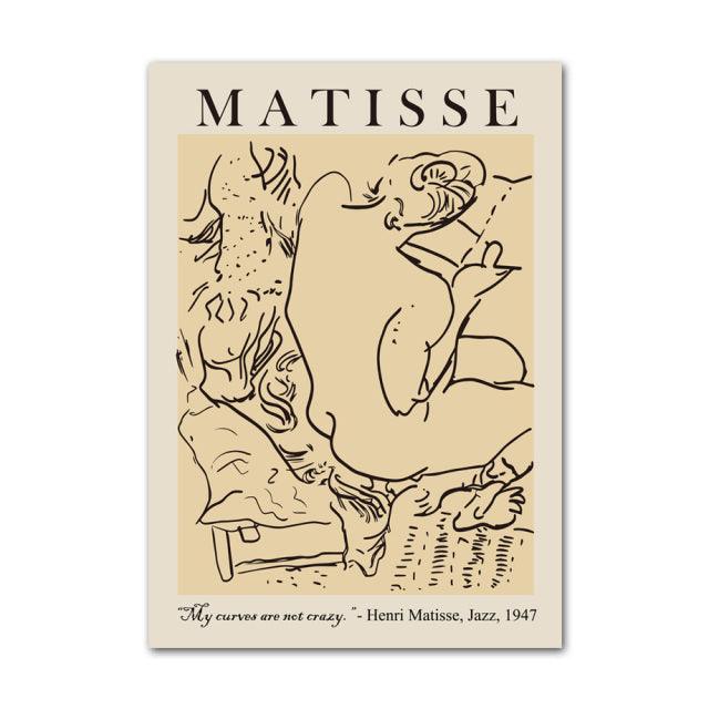 Vivolux | Henri Matisse Picasso Abstrakte Leinwand