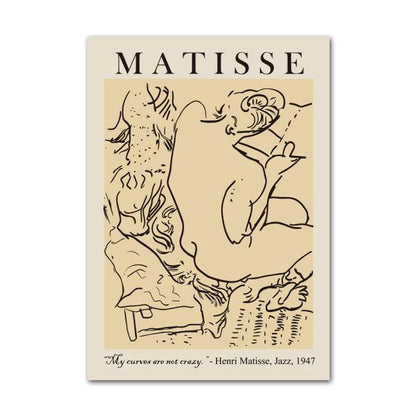 Vivolux | Henri Matisse Picasso Abstrakte Leinwand