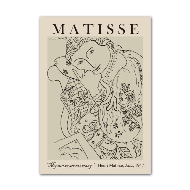 Vivolux | Henri Matisse Picasso Abstrakte Leinwand