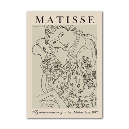 Vivolux | Henri Matisse Picasso Abstrakte Leinwand
