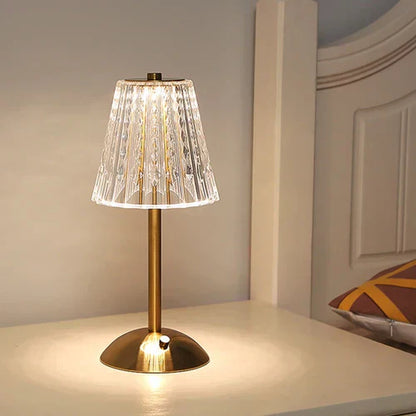 Vivolux | – Goldkristall-Tischlampe