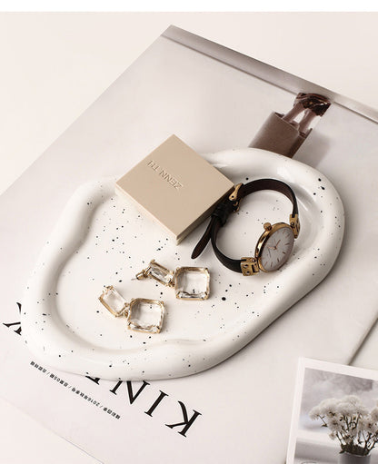 Vivolux | Kekse & verchromtes Keramiktablett und -schale