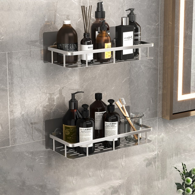 Vivolux | Metall Saugnapf Badezimmerregale