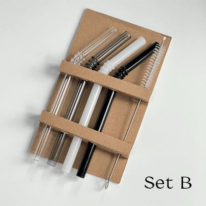 Vivolux | Glasstrohhalm - Set aus 4