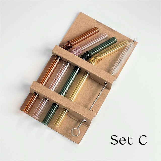 Vivolux | Glasstrohhalm - Set aus 4