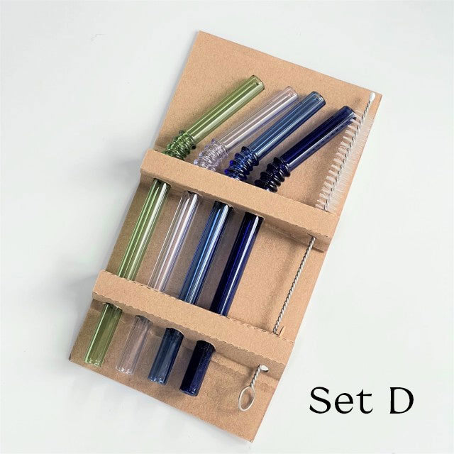 Vivolux | Glasstrohhalm - Set aus 4