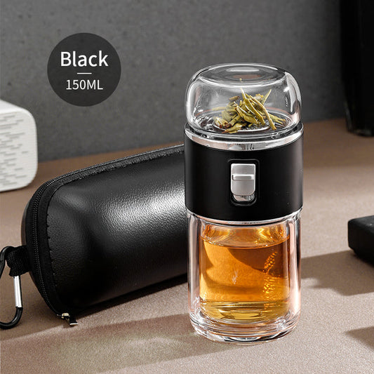 Vivolux | Doppelglas Tee-Infuser Thermosflasche