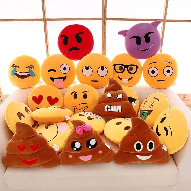 Vivolux | Vollständiges Emoji-Set Kissen