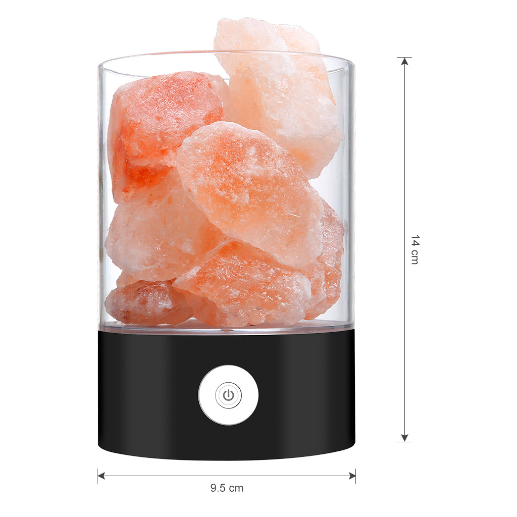Vivolux | Himalayan Salt Schreibtischlampe & Luftreiniger Weiß