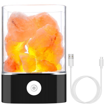 Vivolux | Himalayan Salt Schreibtischlampe & Luftreiniger Weiß