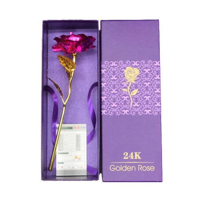 Vivolux | 24k vergoldete Rose | Inklusive Zertifikat und luxuriöser Geschenkbox