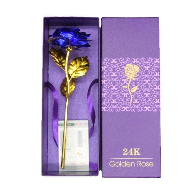 Vivolux | 24k vergoldete Rose | Inklusive Zertifikat und luxuriöser Geschenkbox