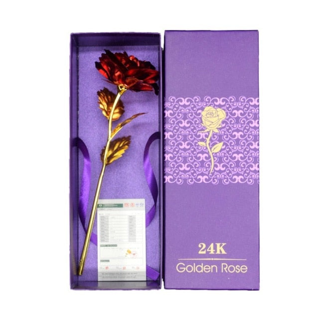 Vivolux | 24k vergoldete Rose | Inklusive Zertifikat und luxuriöser Geschenkbox