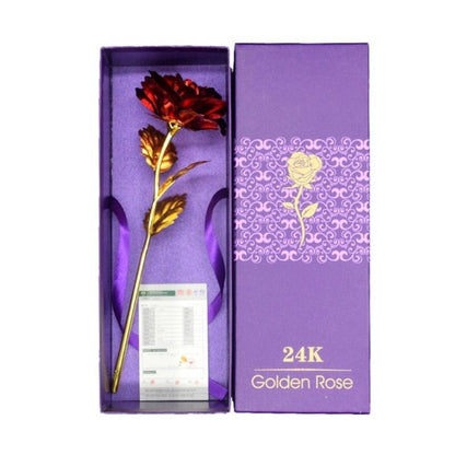 Vivolux | 24k vergoldete Rose | Inklusive Zertifikat und luxuriöser Geschenkbox