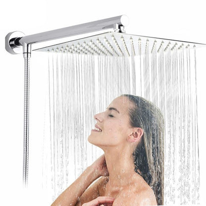 Wandmontierte Regenfall-Ultraschmaldusche