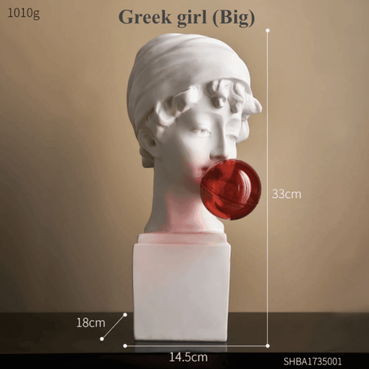 Vivolux | Resin griechische abstrakte Skulptur