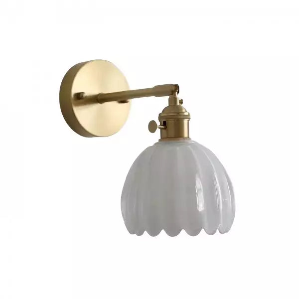 Vivolux | Frendorf Blumen Knospe Tulpe Glas Wandleuchte