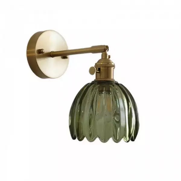 Vivolux | Frendorf Blumen Knospe Tulpe Glas Wandleuchte