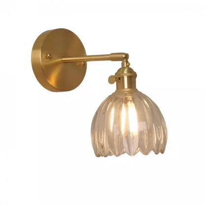 Vivolux | Frendorf Blumen Knospe Tulpe Glas Wandleuchte