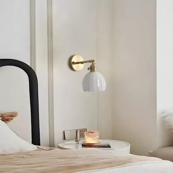 Vivolux | Glas Tulpen Blume Wandlampe | Elegante Blumenbeleuchtung für ein stilvolles Interieur - MurCharm