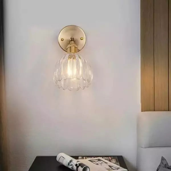 Vivolux | Frendorf Blumen Knospe Tulpe Glas Wandleuchte